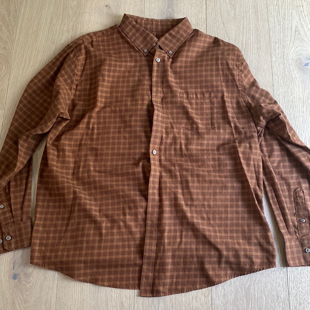 Men’s button-up shirt